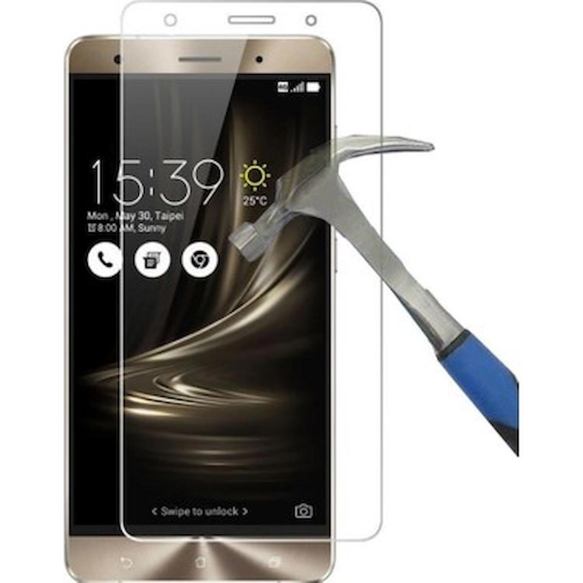 Kensa Asus Zenfone 3 Delüxe ZS570KL Temperli Cam Parlak Ekran Koruyucu