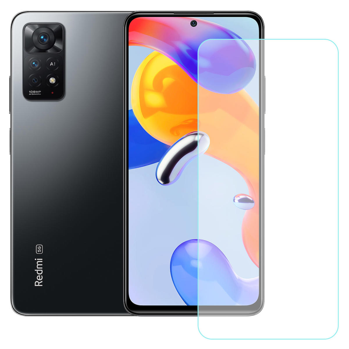 Notech Xiaomi Redmi Note 11 Pro Temperli Cam Parlak Ekran Koruyucu