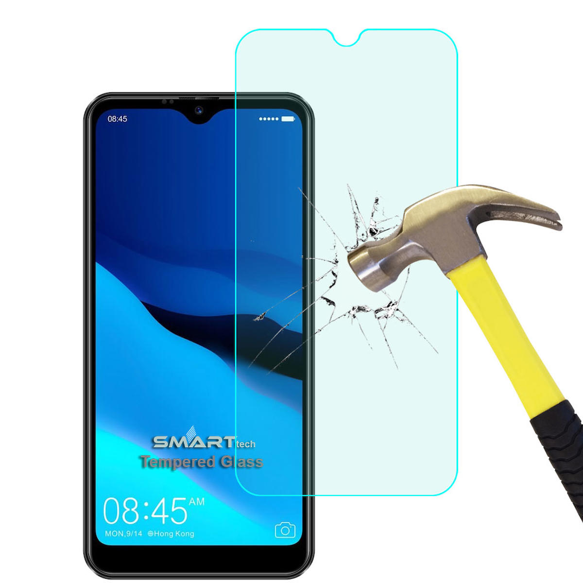 Smart Tech Reeder P13 Blue Kırılmaz Temperli Cam Parlak Ekran Koruyucu