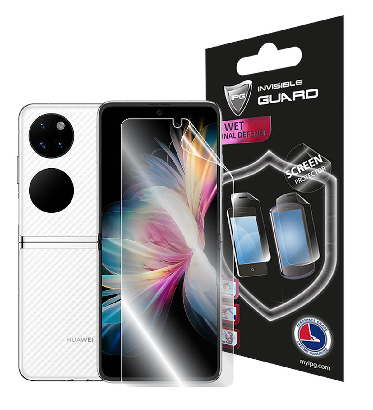 IPG Huawei P50 TPU (Termoplastik Poliüretan) Parlak Ekran Koruyucu