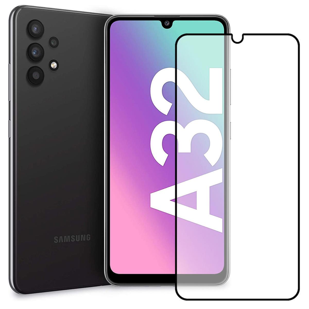 Newface Samsung Galaxy A32 Temperli Cam Parlak Ekran Koruyucu