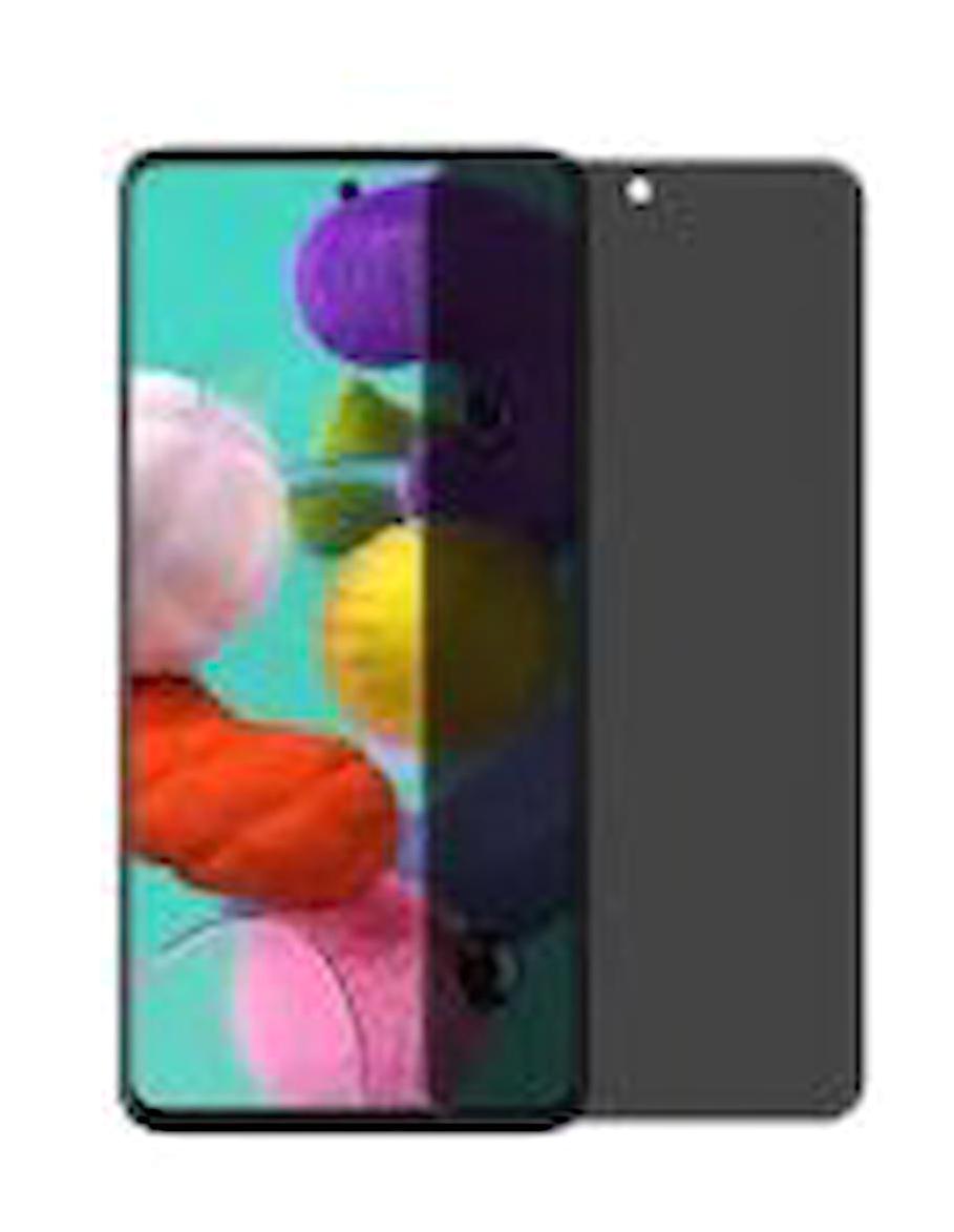 Blue Case Samsung Galaxy A50 Nano Cam Gizli Hayalet Ekran Koruyucu