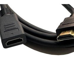 Leonpro Hdmı Uzatma Kablosu HDMI Dişi Erkek Çevirici Uzatma Kablosu 3m - Siyah