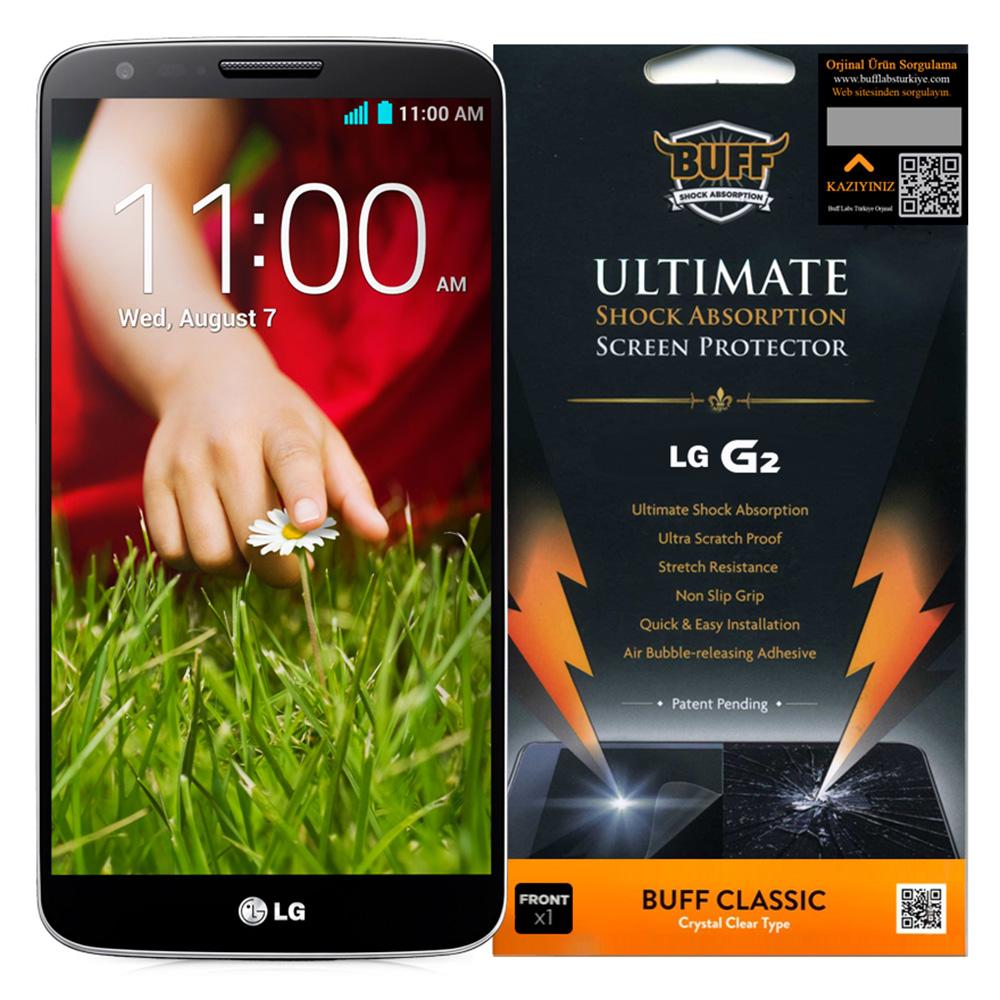 Buff LG G2 Silikon Parlak Ekran Koruyucu
