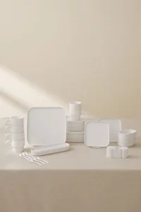 Karaca Stream Bone Cubique 35 Parça 6 Kişilik Kahvaltı Takımı