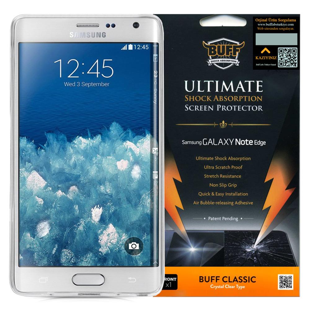 Buff Samsung Galaxy Note Edge Silikon Parlak Ekran Koruyucu