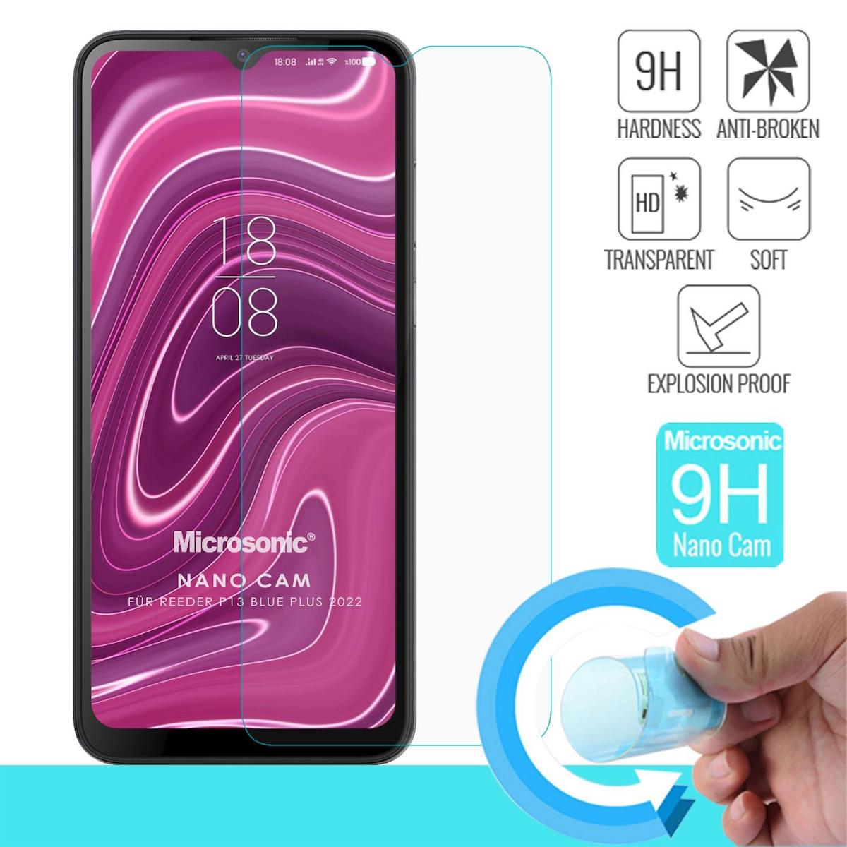 Microsonic Reeder P13 Blue Plus 2022 Temperli Cam Parlak Ekran Koruyucu