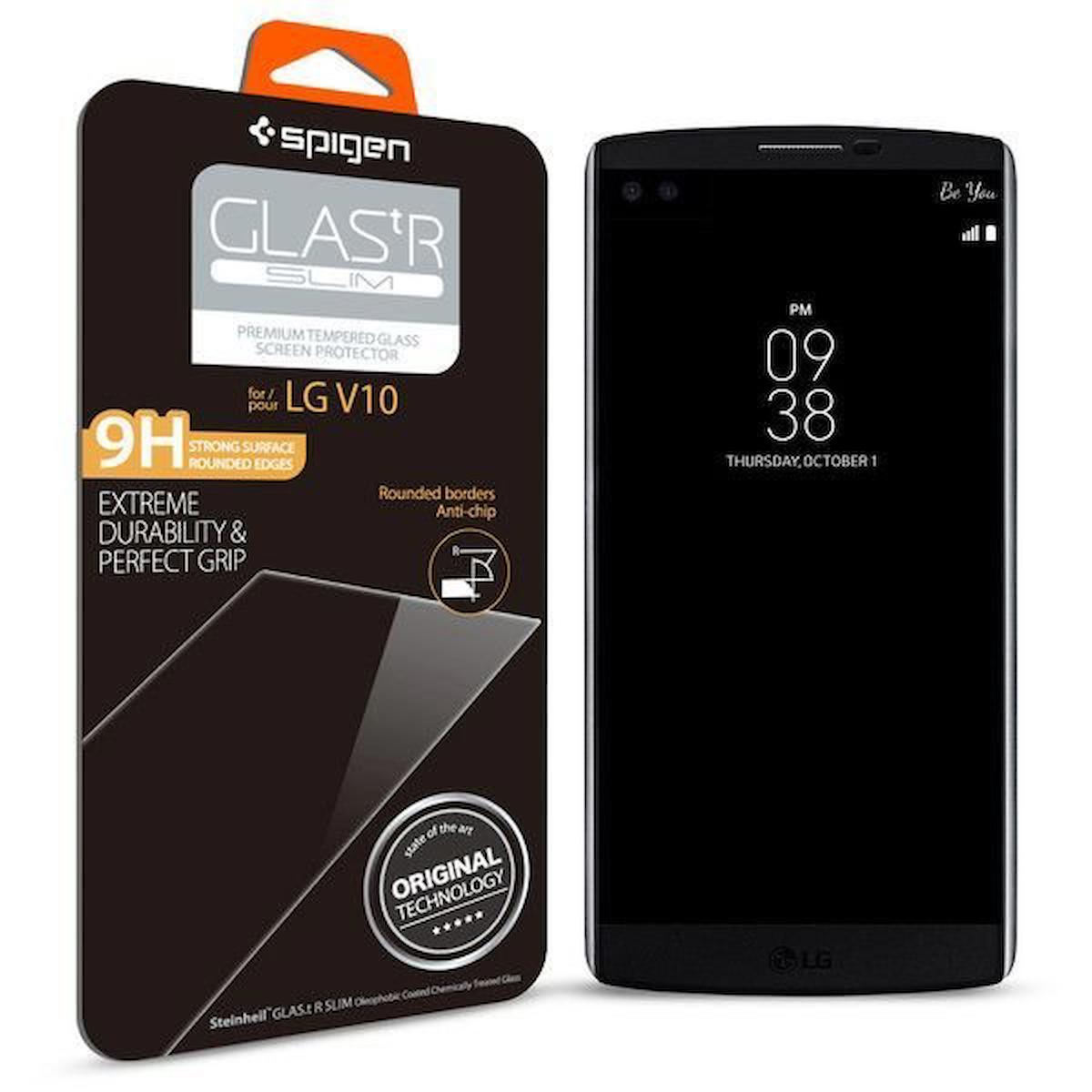 Spigen LG V10 Nano Cam Parlak Ekran Koruyucu