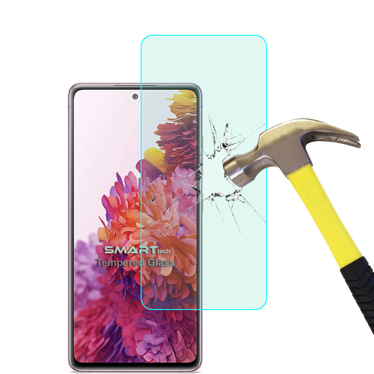 Smart Tech Samsung Galaxy S20 Kırılmaz Temperli Cam Parlak Ekran Koruyucu