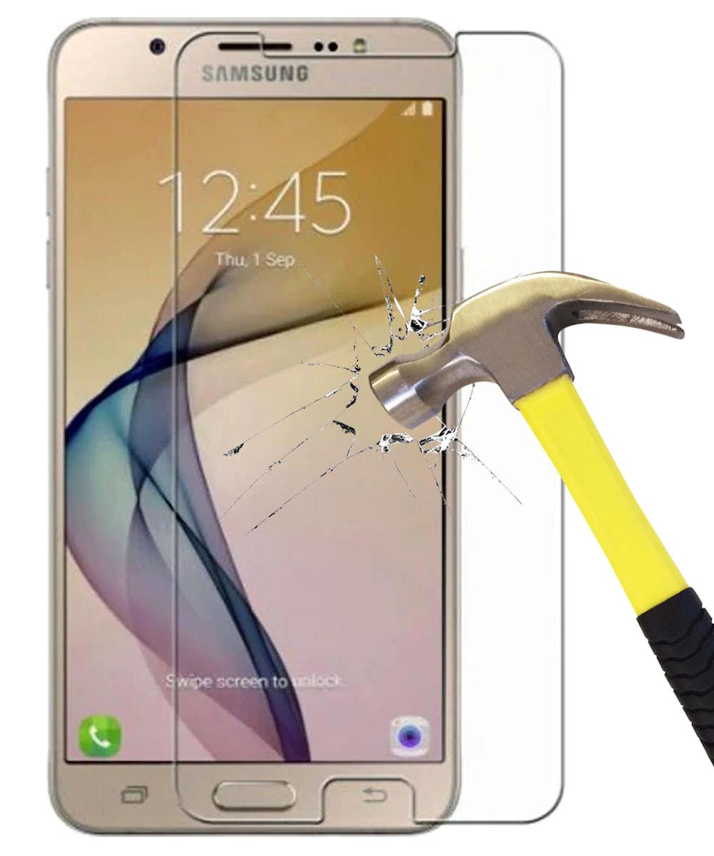 Smart Tech Samsung Galaxy C8 Kırılmaz Temperli Cam Parlak Ekran Koruyucu