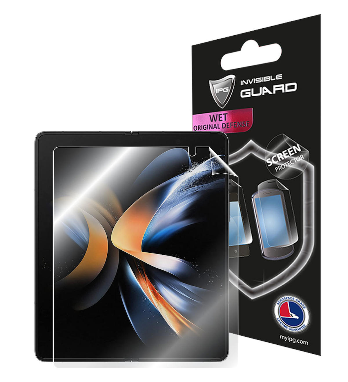 IPG Samsung Galaxy Z Fold 4 TPU (Termoplastik Poliüretan) Parlak Ekran Koruyucu