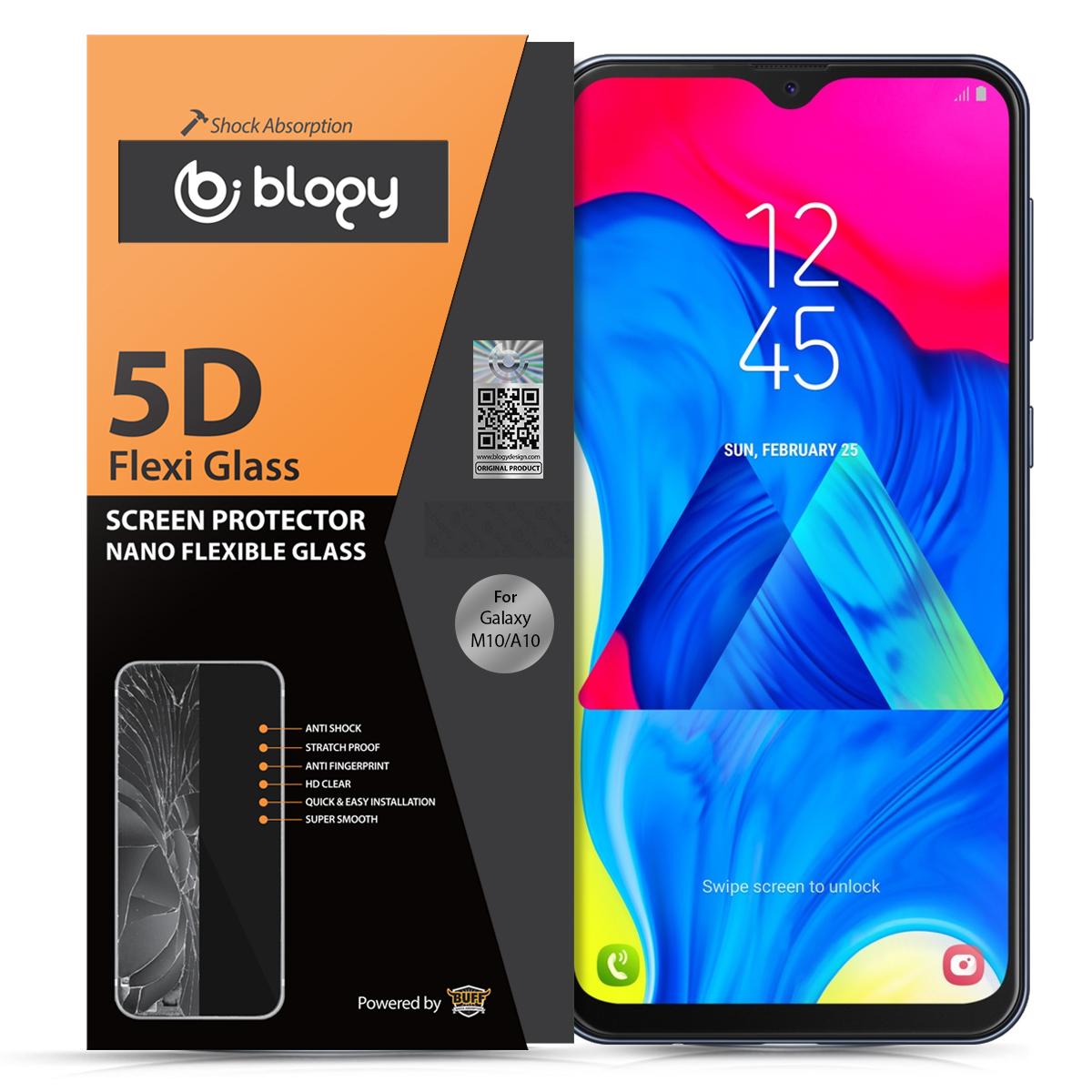 Blogy Samsung Galaxy A10 Silikon Parlak Ekran Koruyucu