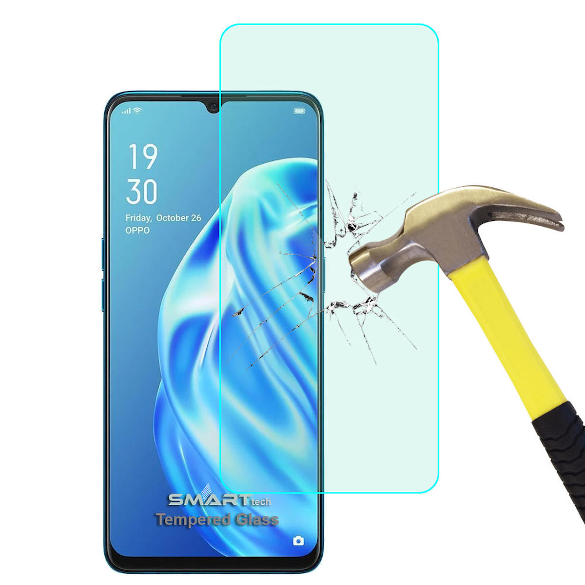 Smart Tech Samsung Galaxy A91 Kırılmaz Temperli Cam Parlak Ekran Koruyucu