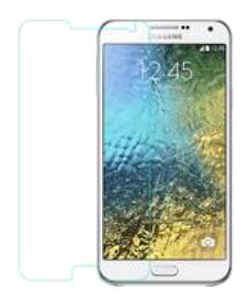 Aksesuar Adası Samsung Galaxy E7 Temperli Cam Parlak Ekran Koruyucu