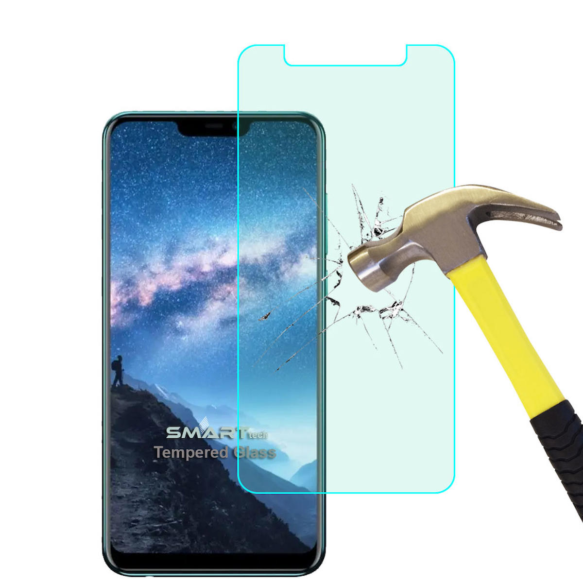Smart Tech Casper Via G3 Kırılmaz Temperli Cam Parlak Ekran Koruyucu