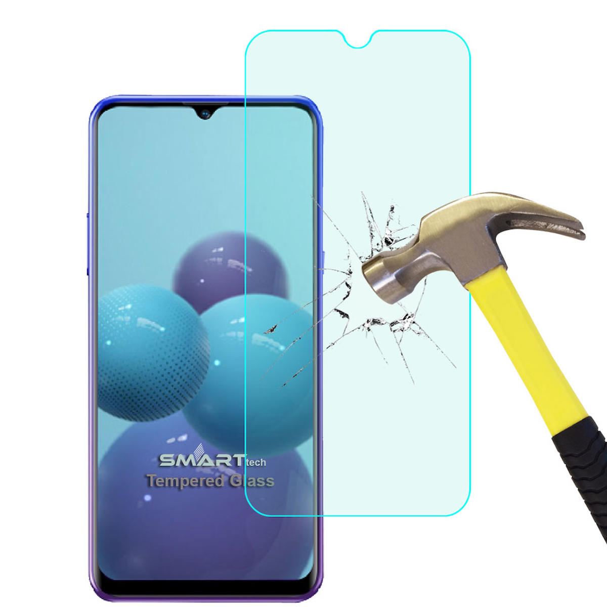 Smart Tech Reeder P13 Blue Max Lite Kırılmaz Temperli Cam Parlak Ekran Koruyucu