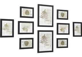 Songmics Resim Çerçevesi Seti 10'lu, 20 x 25 cm Boyutunda 2 Fotoğraf, 13 x 18 cm Boyutunda 4 Fotoğra - Renkli