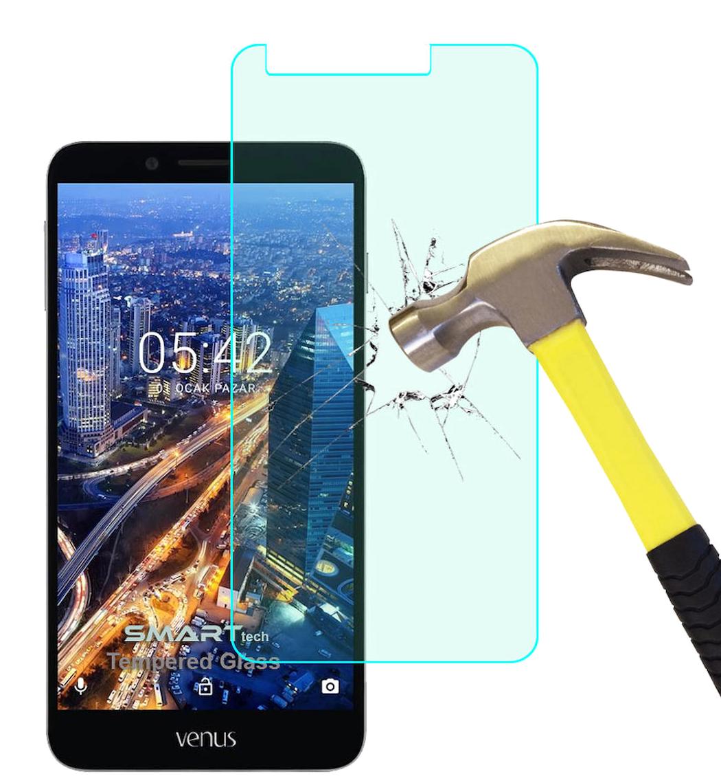 Smart Tech Vestel Venüs V3 5580 Kırılmaz Temperli Cam Parlak Ekran Koruyucu
