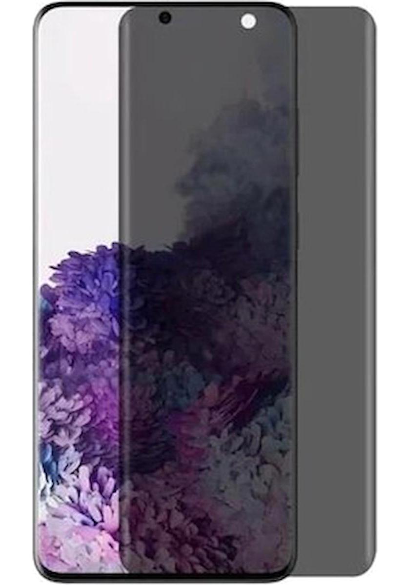 Blue Case Samsung Galaxy A22 Nano Cam Gizli Hayalet Ekran Koruyucu
