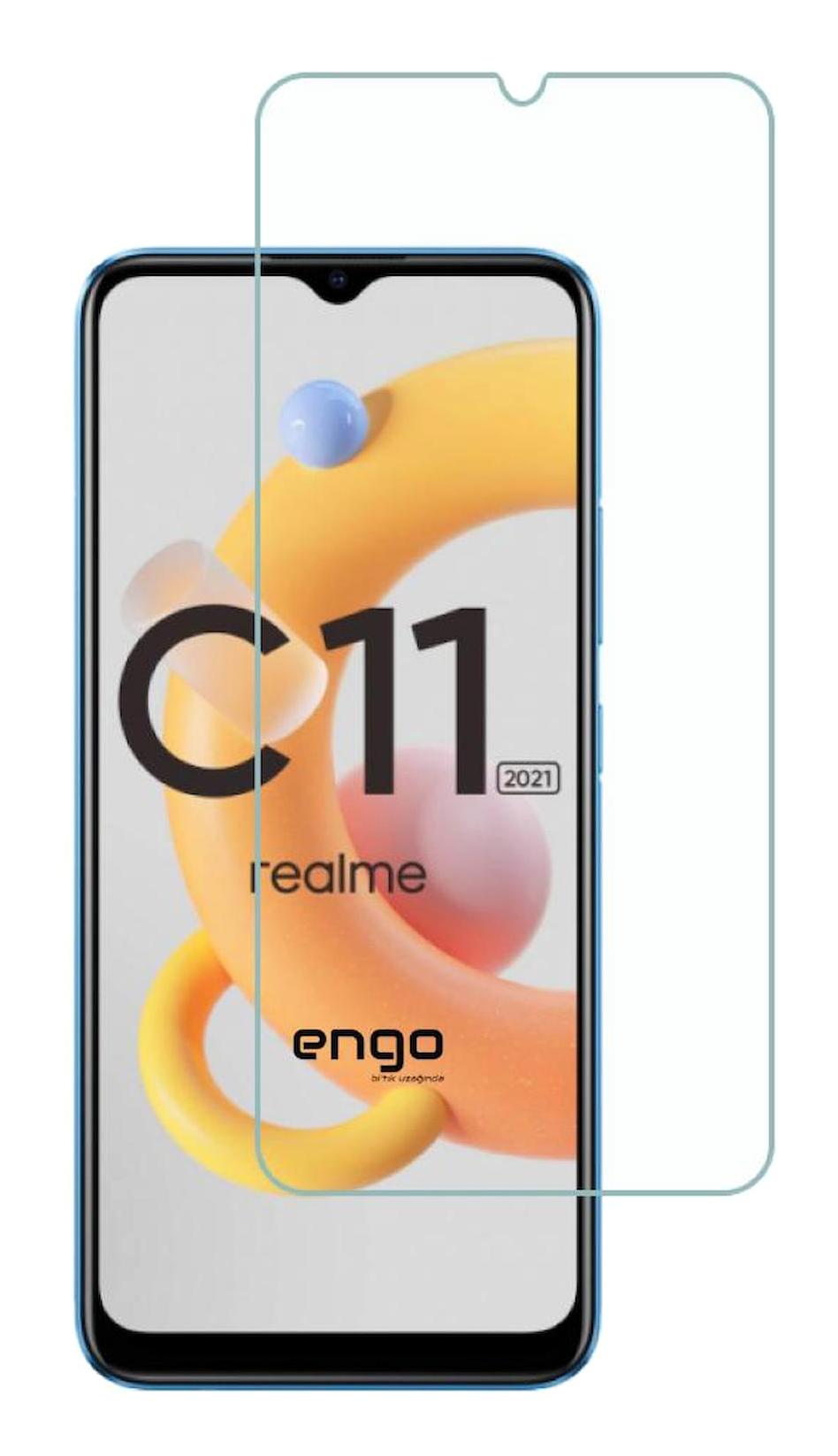 Engo Realme C11 Nano Cam Parlak Ekran Koruyucu