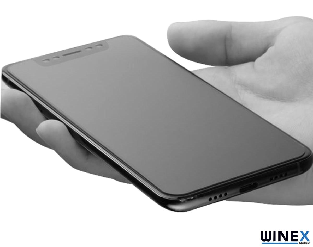 Winex iPhone 8 Sadece Ön Mat Kılıflı Kesim Ekran Koruyucu
