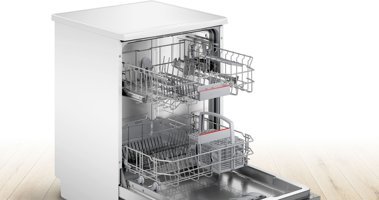 Bosch SMS4IKW60T 5 Programlı E Enerji Sınıfı 13 Kişilik Akıllı Wifili Çekmeceli Beyaz Solo Bulaşık Makinesi