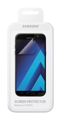 Aksesuar Adası Samsung Galaxy A7 2017 Tam Kaplama Fiber Nano Film Parlak Ekran Koruyucu
