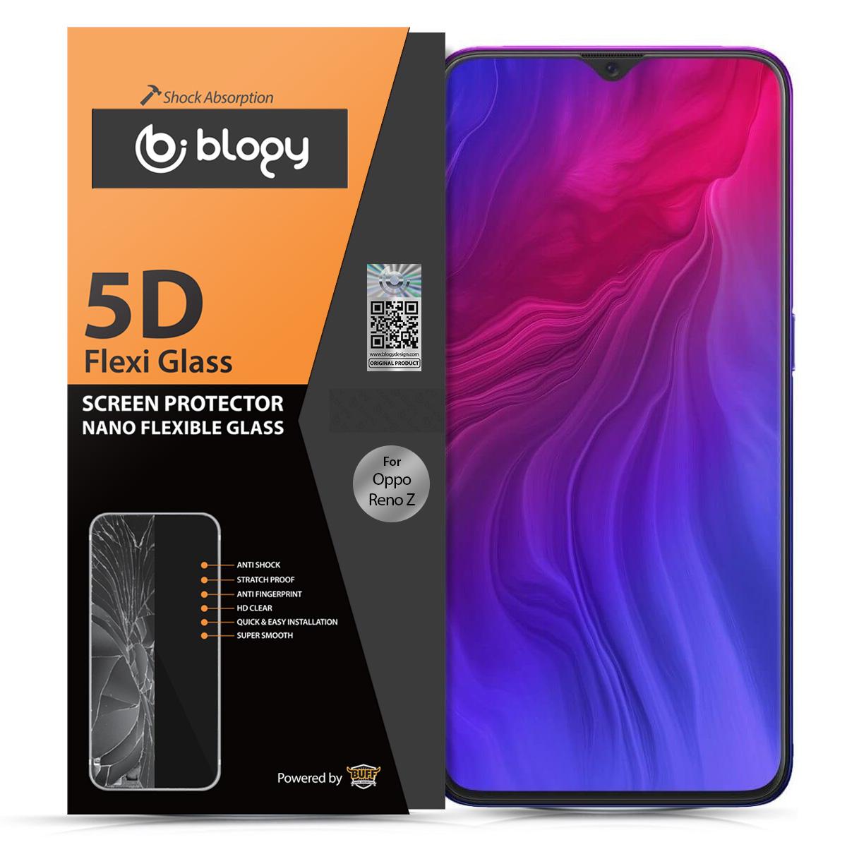Blogy Oppo Reno Z Silikon Parlak Ekran Koruyucu
