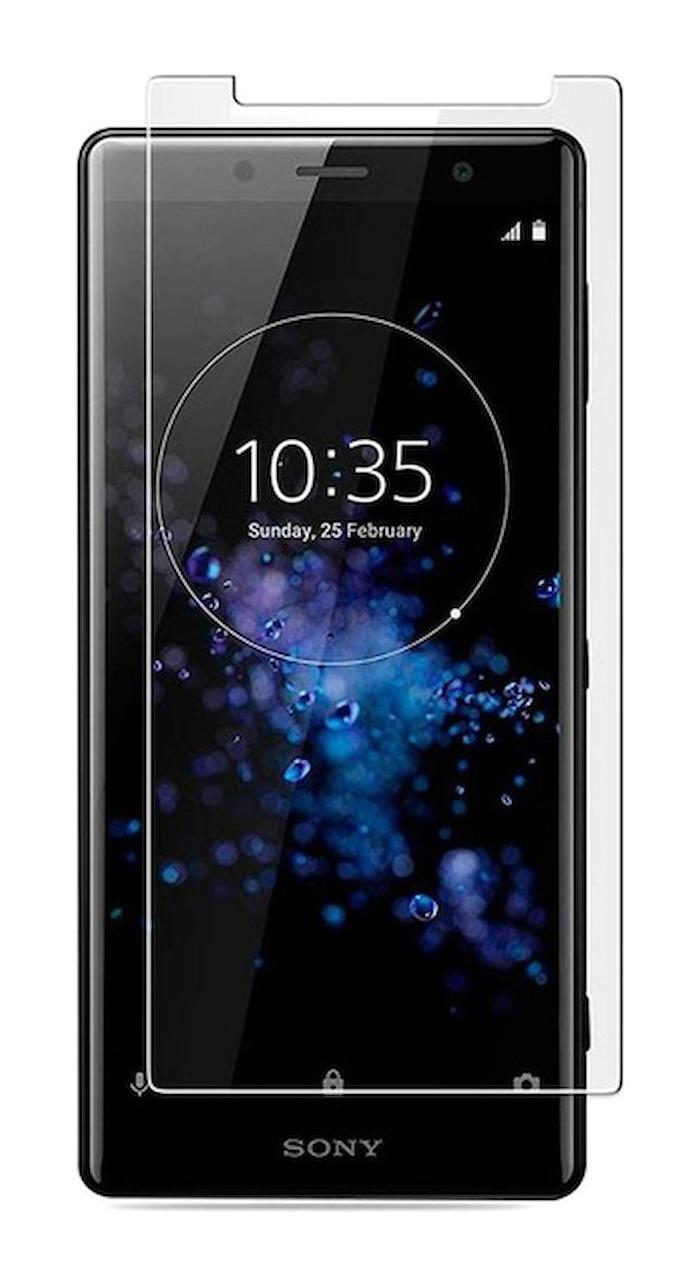 Smart Tech Sony Xperia XZ2 Kırılmaz Temperli Cam Parlak Ekran Koruyucu