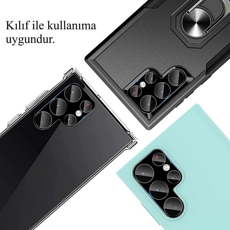 Engo Samsung Galaxy S22 Ultra Temperli Cam Parlak Ekran Koruyucu