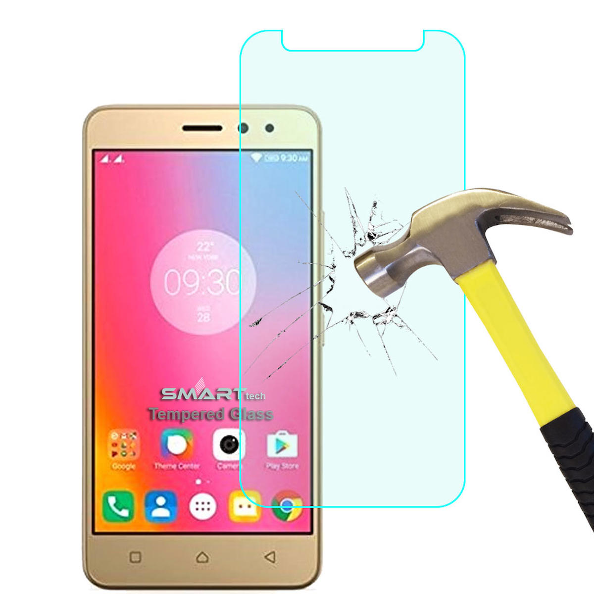 Smart Tech Lenovo K6 Kırılmaz Temperli Cam Parlak Ekran Koruyucu