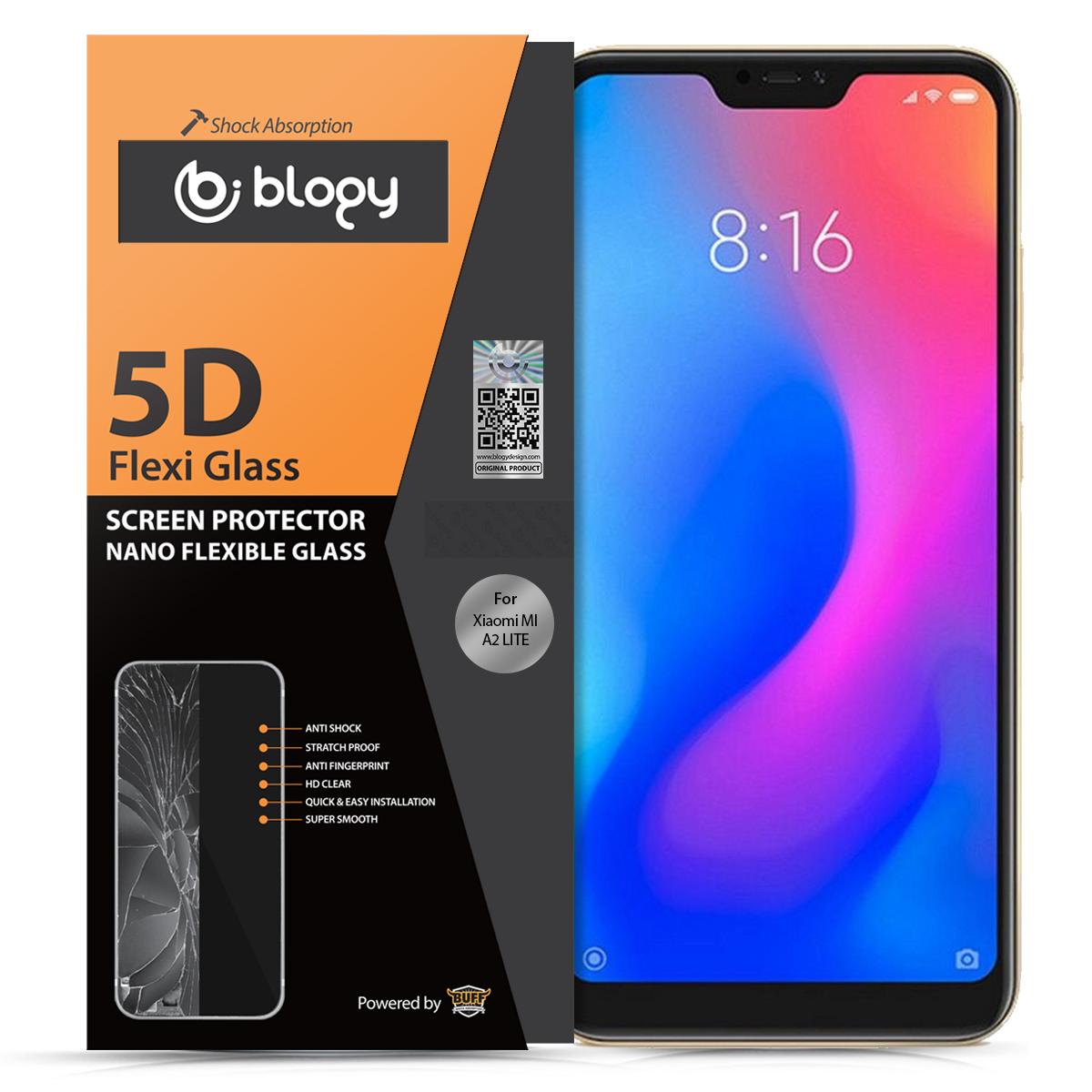 Blogy Xiaomi Mi A2 Silikon Parlak Ekran Koruyucu