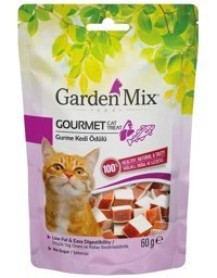 Garden Mix Gurme Balıklı-Tavuklu Yetişkin Kedi Ödül Maması 60 gr