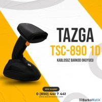 Tazga TSC-890 1D USB Kablosuz Barkod Okuyucu