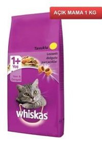 Whiskas Tavuklu-Sebzeli Yetişkin Kuru Kedi Maması 1 kg