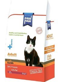 Paw Paw Balıklı Yetişkin Kuru Kedi Maması 1 kg