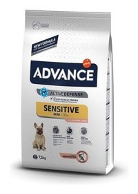 Advance Mini Sensitive Somonlu Yetişkin Kuru Köpek Maması 7.5 kg