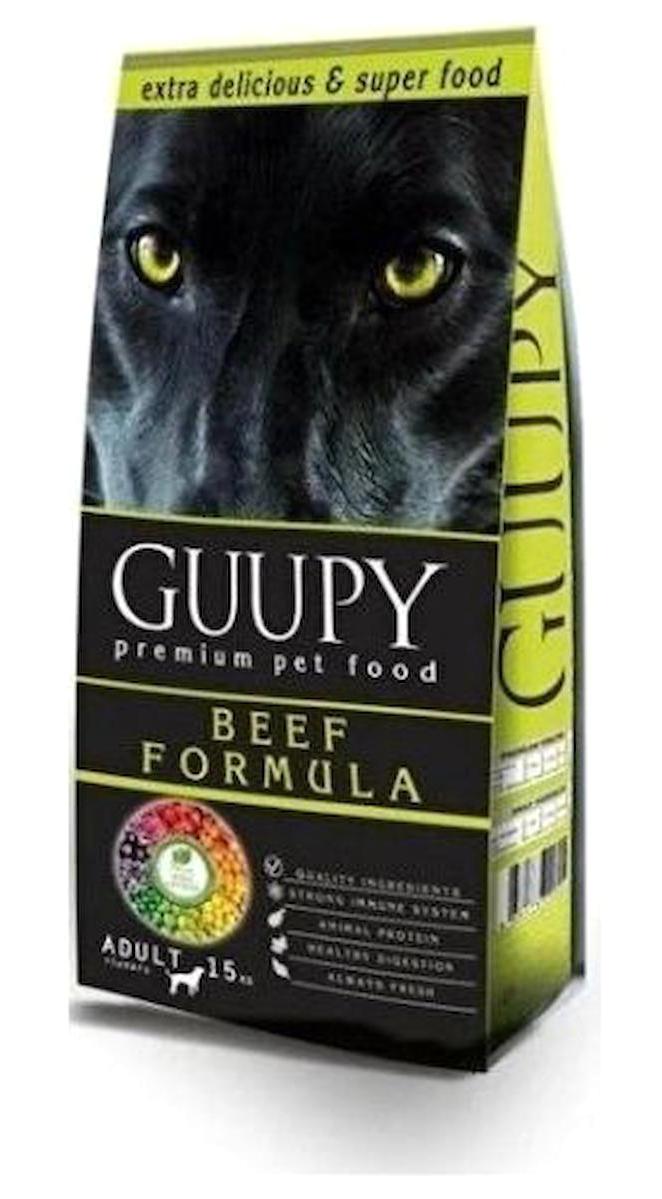 Guupy Biftekli Yetişkin Kuru Köpek Maması 15 kg