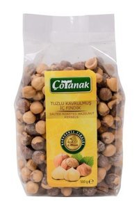 Çotanak Tuzlu Kavrulmuş İç Fındık 500 gr