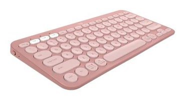 Logitech Pebble Keys 2 K380s Q Pudra Pembe Klavye