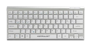 Konfulon V6 Türkçe Q Beyaz Klavye