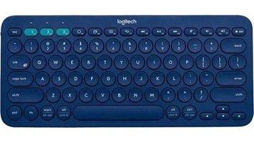 Ninglongrankai K380 Q Kablosuz Açık Mavi Klavye