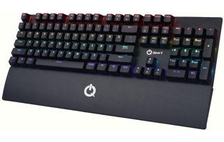 Qpart MECH-2000 RGB Blue Switch Kablolu Siyah Mekanik Gaming Klavye