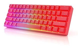 HK Gaming GK61 Q RGB Kablolu Kırmızı Mekanik Klavye