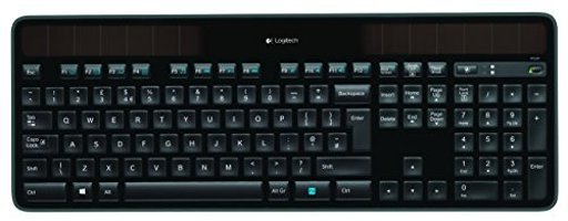 Logitech K750 İngilizce Q Kablosuz siyah Klavye