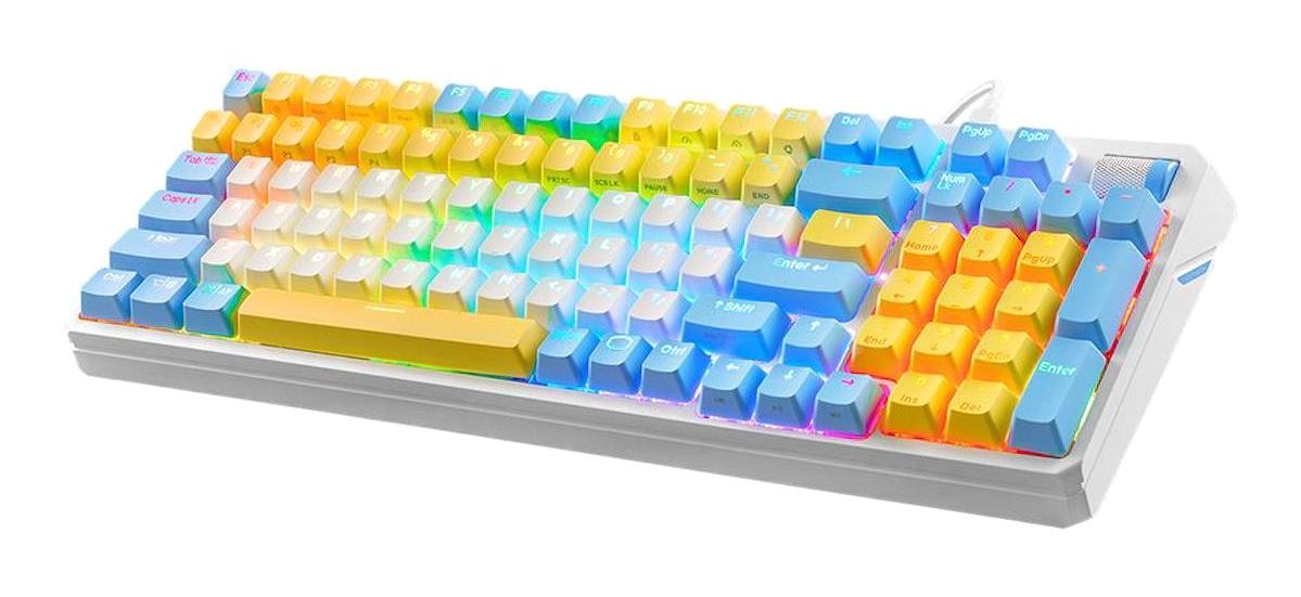 Cooler Master CK570 Q RGB Red Switch Beyaz Mekanik Klavye