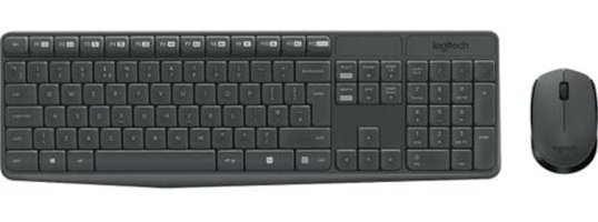 Logitech MK-235 Q Kablosuz siyah Klavye