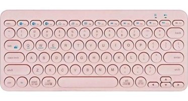 Daytona K380 Türkçe Q Mecha-Membrane Switch Kablosuz Pembe Klavye