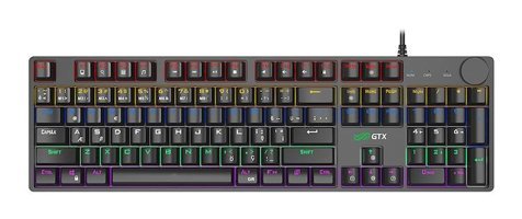 GTX Goldenpool VIPER W07-608 Q RGB Siyah Klavye