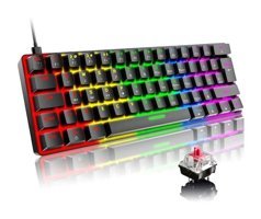 sarftech T60 Q RGB Kablolu siyah Klavye